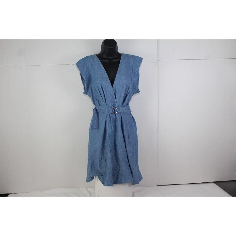ladies blue TOPSHOP skirt size 8
